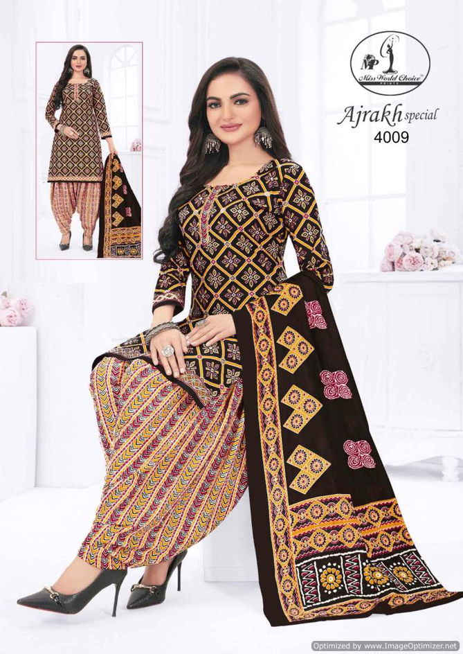 Ajrakh Vol 4 By Miss World Daily Wear Printed Cotton Dress Material Suppliers In India
